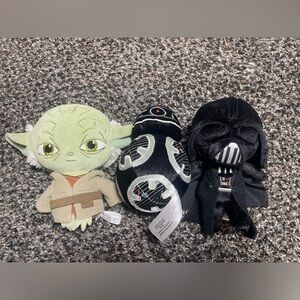 Set of 3 Star Wars Plushies